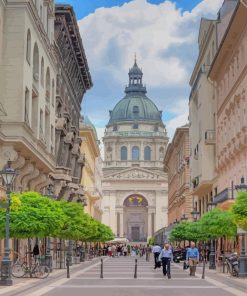 St Stephen-s Basilica Hungary paint by numbers