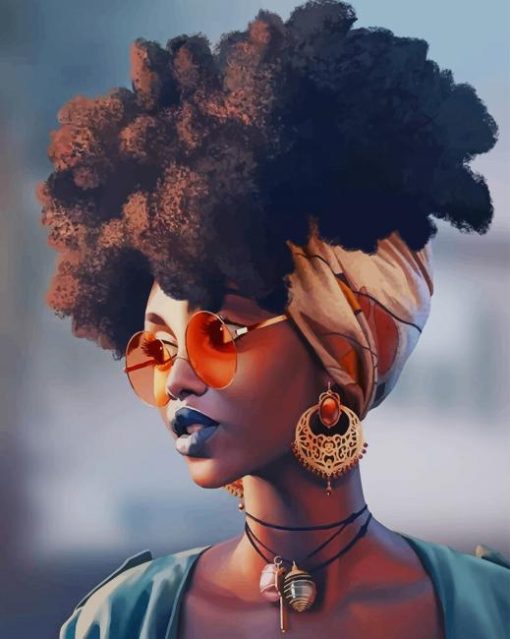 Stylish Woman paint By numbers