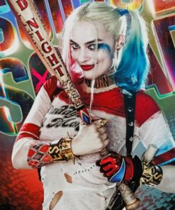 suicide squad harley quinn paint by numbers