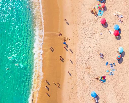 Summer Beach Vibes paint by numbers