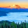 Summit Clouds paint by numbers