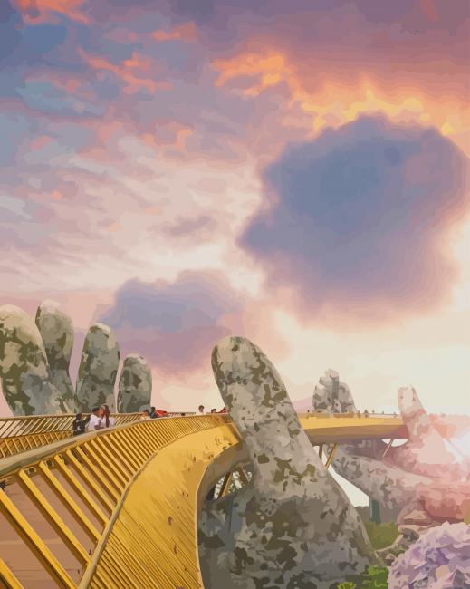 Sun World BÃ NÃ Hills Vietnam paint by numbers