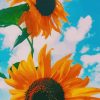 Aesthetic sunflowers paint by numbers