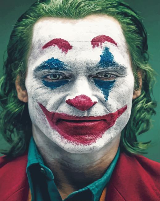 Super Villain Jocker painting by numbers