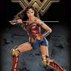 Superhero Wonder Woman paint( by numbers