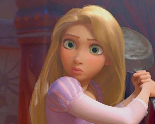 Tangled Rapunzel Disney paint by numbers