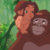 Tarzan Disney paint by numbers