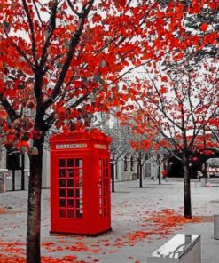 Telephone Booth New York paint by numbers