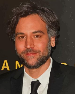 The American Actor Josh Radnor paint by numbers