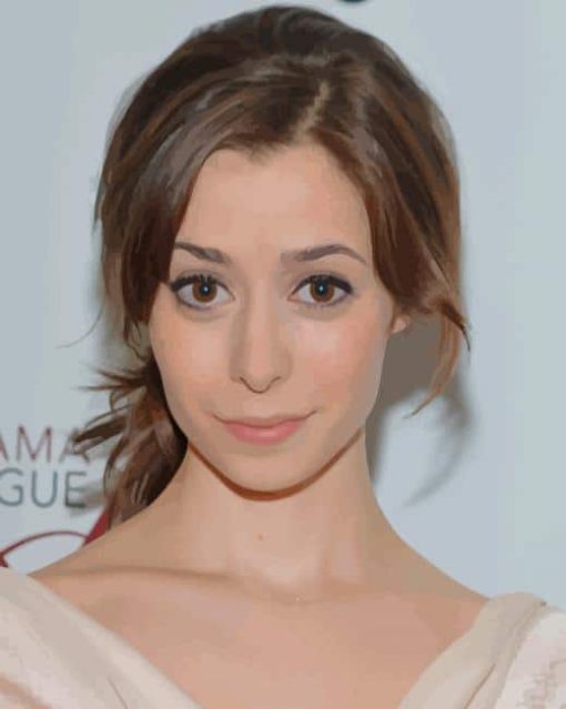 The American Actress Cristin Milioti paint by numbers