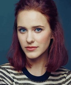 The American Actress Rachel Brosnahan paint by numbers