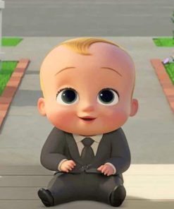 The Boss Baby paint by numbers