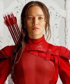 The Hunger Games katniss paint by numbers