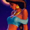 The Princess Jasmine paint by numbers