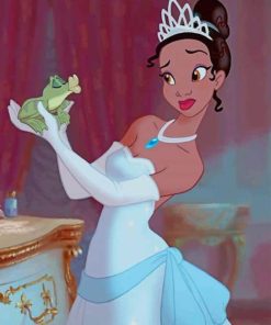 tiana disney paint by number