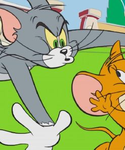 Tom and Jerry Live Action paint by numbers