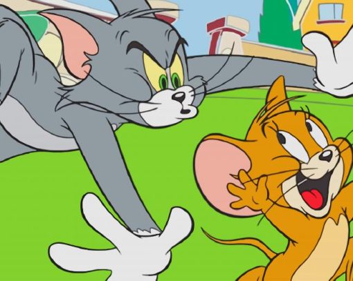 Tom and Jerry Live Action paint by numbers