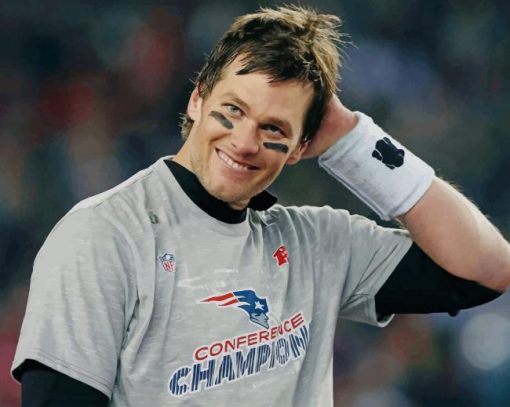 Tom Brady Smiling Paint By Numbers