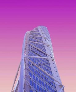 turning torso building Sweden paint by numbers