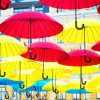 Hanged Colorful Umbrellas paint by numbers