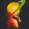 universe girl head paint by numbers