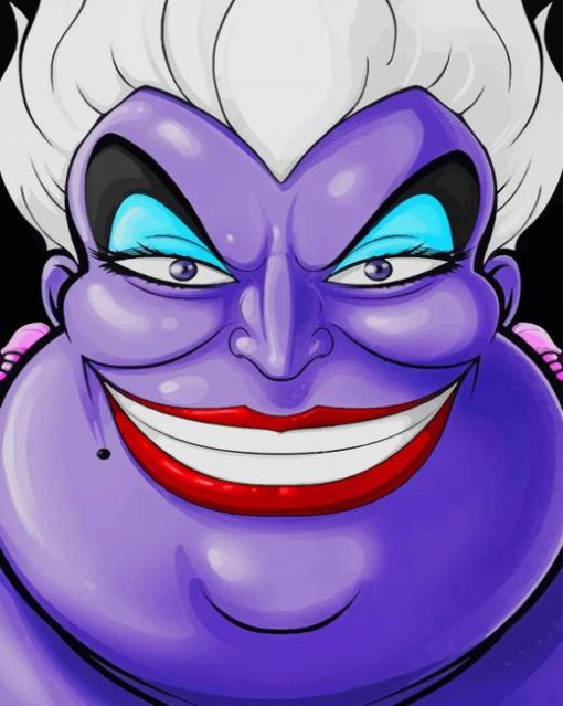 Ursula Mouth paint by numbers