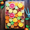 Variation In Orange Colors paint by numbers