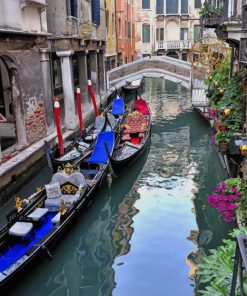 Italian River Canal paint by numbers