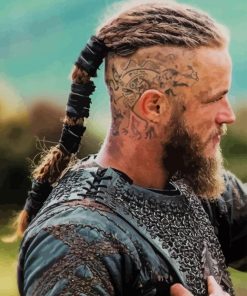 Vikings Ragnar paint by numbers