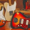 Vintage Guitars Collection paint by numbers