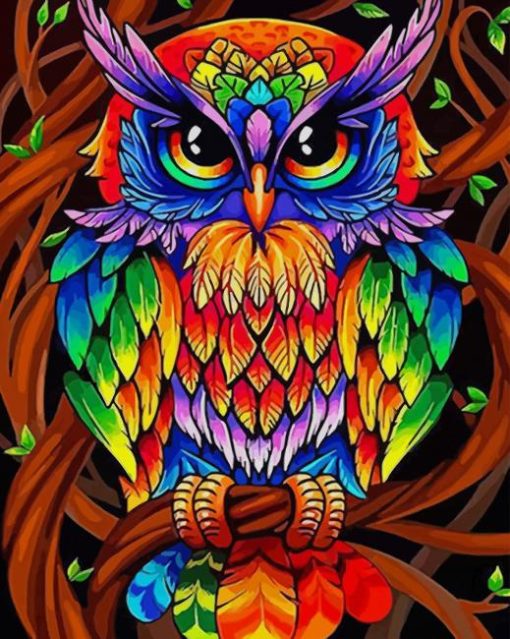 Watercolor Oil Pop Art paint by numbers