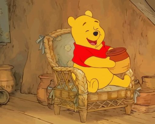 Winnie The Pooh paint by numbers