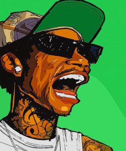 Wiz khalifa Pop Art paint by numbers