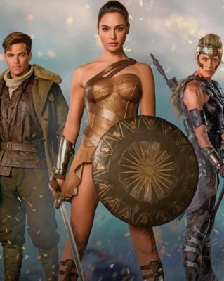 Wonder Woman Movie NEW Paint By Numbers