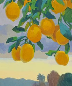 Yellow Plum paint by numbers