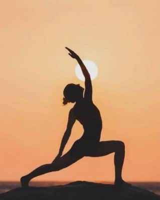 Yoga Time At The Sunset paint by numbers