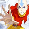 Aang Airbending paint by numbers