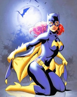 Batgirl Art paint by numbers