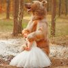 Bear And Little Girl paint by numbers