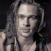 Brad Pitt With Long Hair painting by numbers