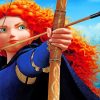 Merida Shooting An Arrow paint by numbers