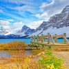 Canadian Lake And Mountains paint by numbers