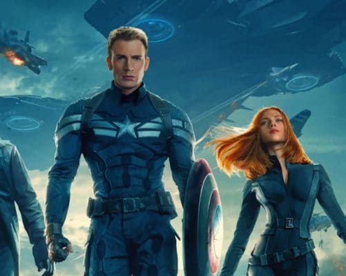 Captain America Characters painting by numbers