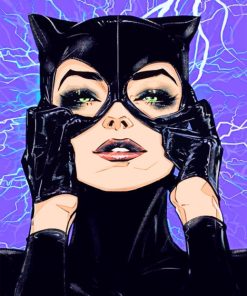 Cat Woman paint by numbers