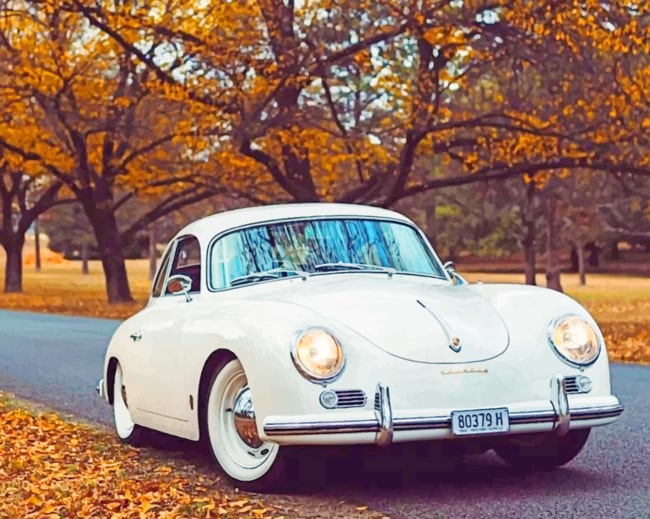 Classic Porsche paint by numbers