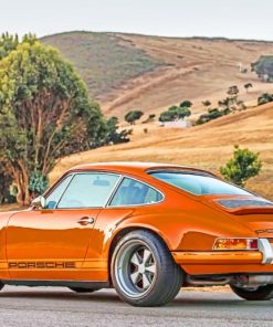 Classic Porsche 911 paint by numbers