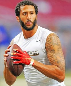 Colin Kaepernick paint by numbers