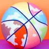 Colorful Basketball paint by numbers