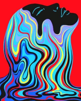 Colorful Hippie Art paint by numbers