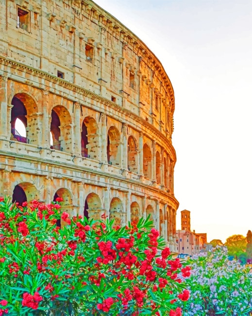 Colosseum paint by numbers